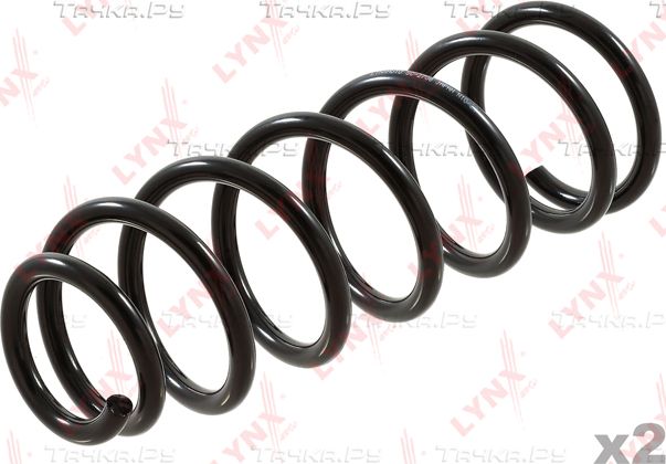Пружина подвески LYNXauto задняя для Toyota Corolla E120, E130 2001-2008. Артикул SC-2708