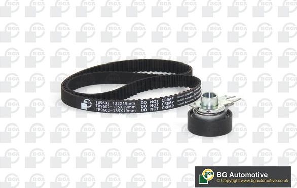 Ремень ГРМ с роликами (комплект) BGA для SEAT Ibiza II 1993-2002. Артикул TB9603K
