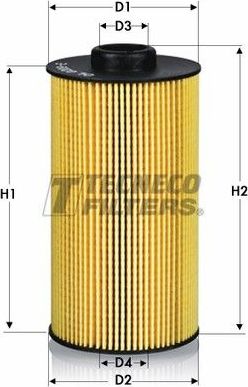 Масляный фильтр  Tecneco Filters для Alpina B8 E36 1995-1998. Артикул OL0209E