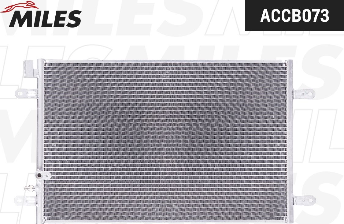 Радиатор кондиционера (конденсатор) Miles (алюминий). Артикул ACCB073