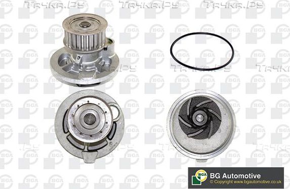 Помпа (водяной насос) BGA для Chevrolet Nubira 2005-2009. Артикул CP3392