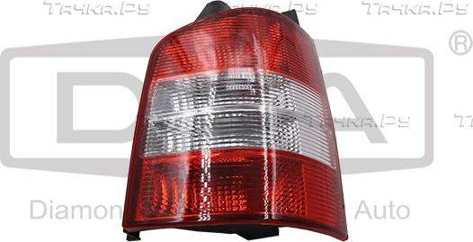 Фонарь задний DPA правый для Volkswagen Transporter T5 2003-2015. Артикул 89450576202
