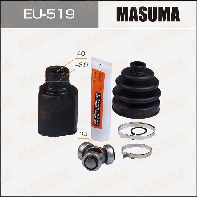 Шрус внутренний (граната) Masuma передний правый для Audi Q3 I (8U) 2011-2018. Артикул EU-519