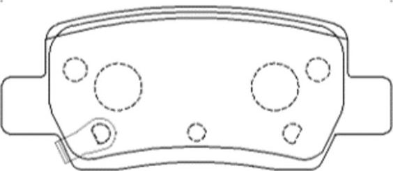 Тормозные колодки CTR. Артикул GK1522