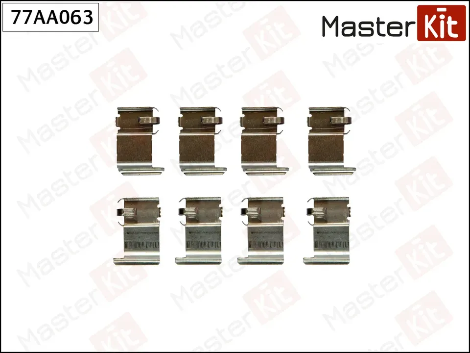 Комплект установочный тормозных колодок MITSUBISHI LANCER VI 95 (Master KIT). Артикул 77AA063