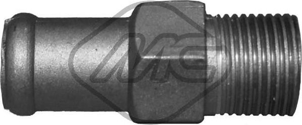 Патрубок радиатора (системы охлаждения) Metalcaucho (алюминий) для Ford Escort V 1995-1998. Артикул 03126