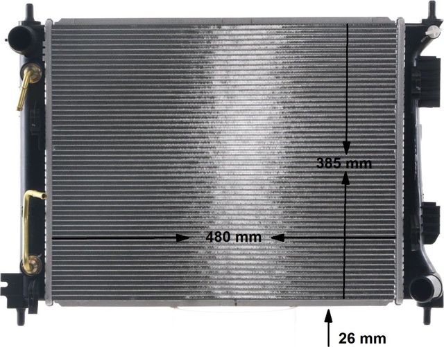 Радиатор охлаждения двигателя Mahle Behr для Hyundai Solaris I 2011-2017. Артикул CR 2269 000S