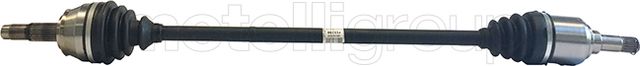 Полуось (привод в сборе, приводной вал) Metelli передняя правая для Fiat Stilo 2001-2008. Артикул 17-0656