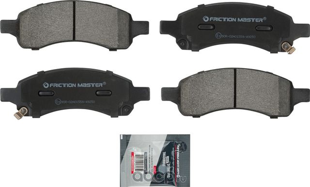 Колодки тормозные дисковые (Frictionmaster). Артикул MKD1169