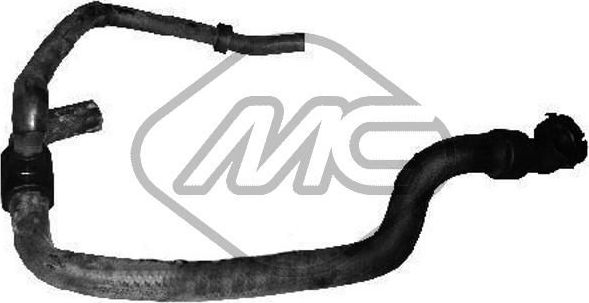 Патрубок радиатора (системы охлаждения) Metalcaucho. Артикул 09418