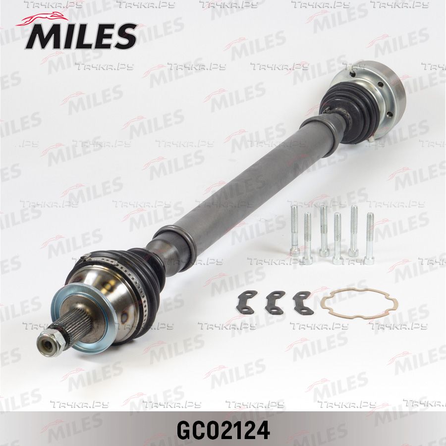 Полуось (привод в сборе, приводной вал) Miles правая для Audi A2 2000-2005. Артикул GC02124