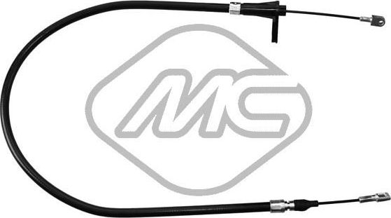 Трос ручника (тросик ручного тормоза) Metalcaucho. Артикул 80109