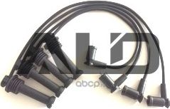 КОМПЛЕКТ ПРОВОДОВ ЗАЖИГАНИЯ (ЧЕРНЫЙ СИЛИКОН) FORD FIESTA/FOCUS/FUSION (ALD). Артикул A12031