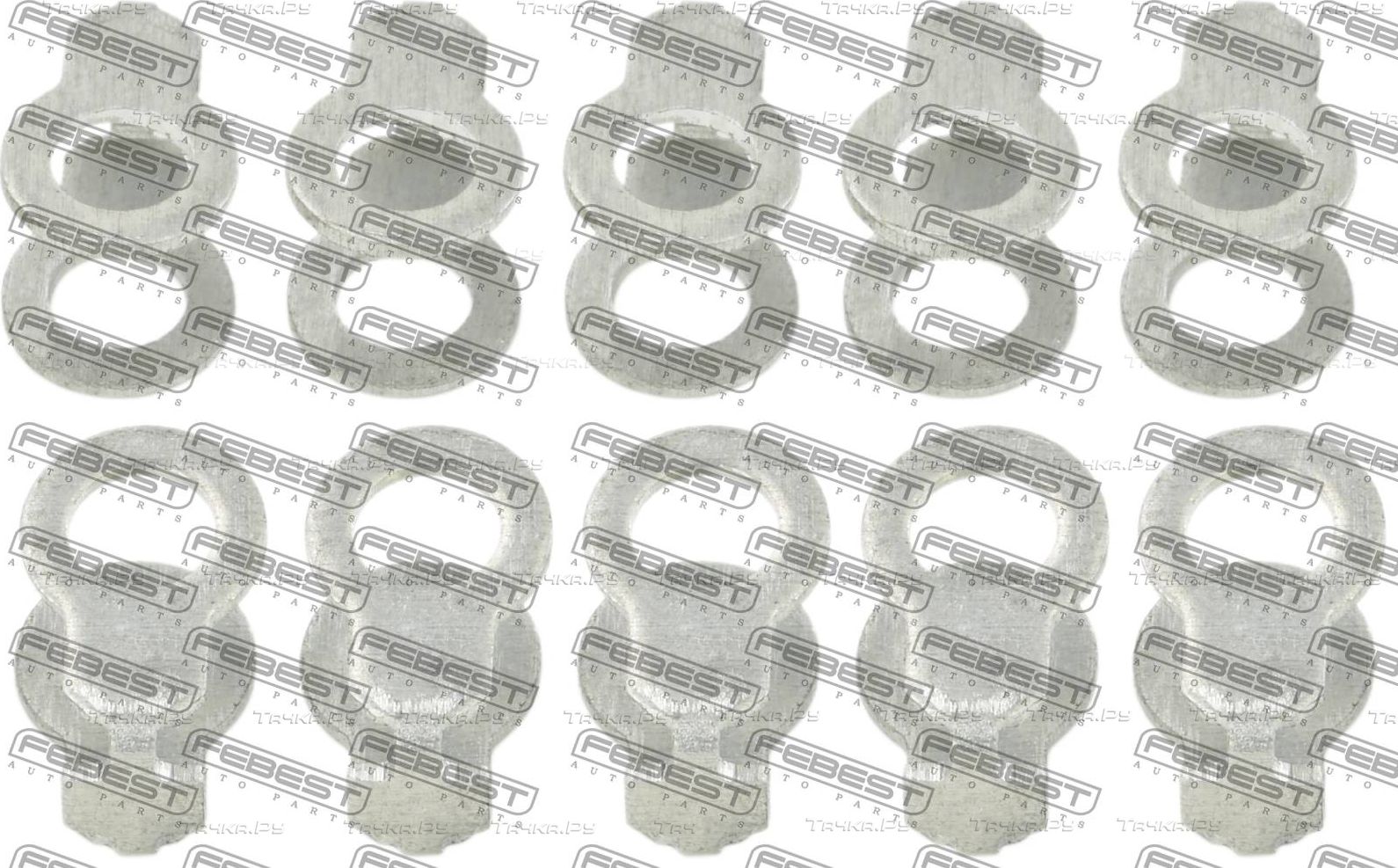 Кольцо форсунки уплотнительное Febest. Артикул RINGFL-006-PCS10