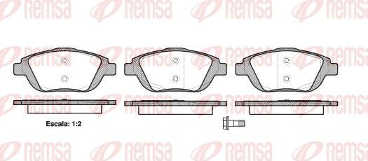 Тормозные колодки Remsa. Артикул 1392.00