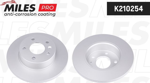 Тормозной диск Miles задний для Opel Combo C 2004-2011. Артикул K210254