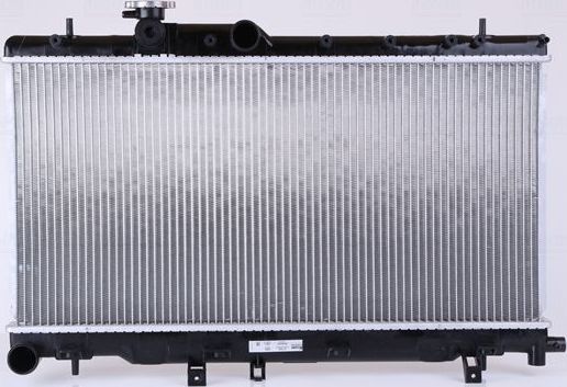 Радиатор охлаждения двигателя Nissens ** FIRST FIT ** для Subaru Outback II 2000-2003. Артикул 67709