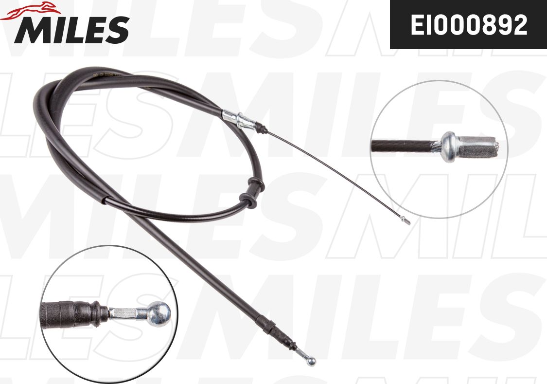 Трос ручника (тросик ручного тормоза) Miles. Артикул EI000892