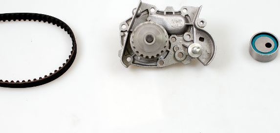 Помпа (водяной насос) с комплектом ремня ГРМ Hepu. Артикул PK09300