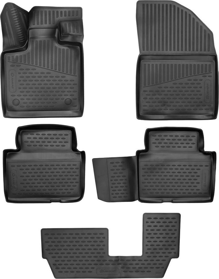 Коврики Element 3D для салона Exeed VX 2021-2026. Артикул ELEMENT3DAN0020210k