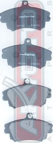 Тормозные колодки Akyoto Packing AKYOTO. Артикул AKD-3126