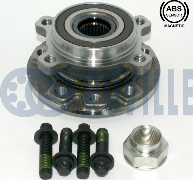 Ступица колеса с интегрированным подшипником (в сборе) Ruville передняя/задняя для Jeep Renegade I 2014-2026. Артикул 221873