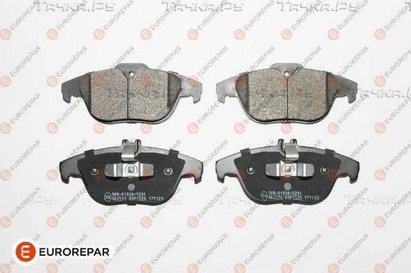 Тормозные колодки Eurorepar. Артикул 1623063380