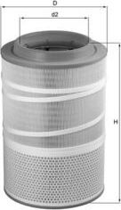 Воздушный фильтр Mahle для DAF CF 75 2001-2013. Артикул LX 1278