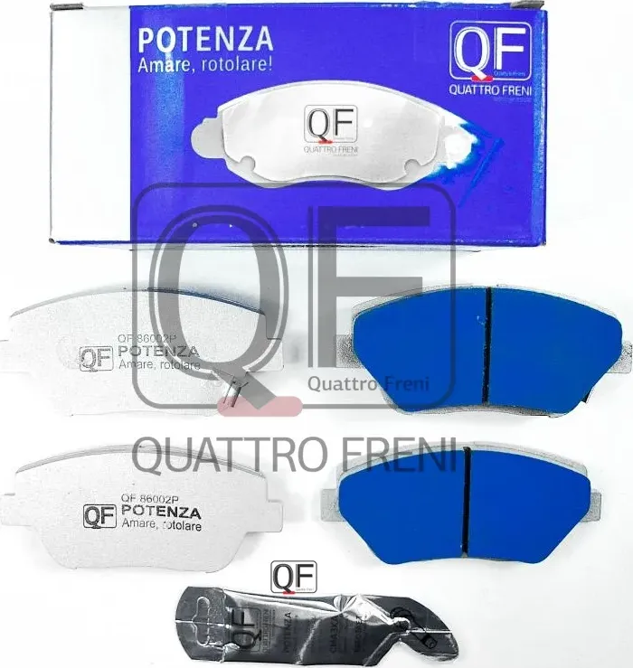 КОЛОДКИ ТОРМОЗНЫЕ (Quattro Freni). Артикул QF86002P