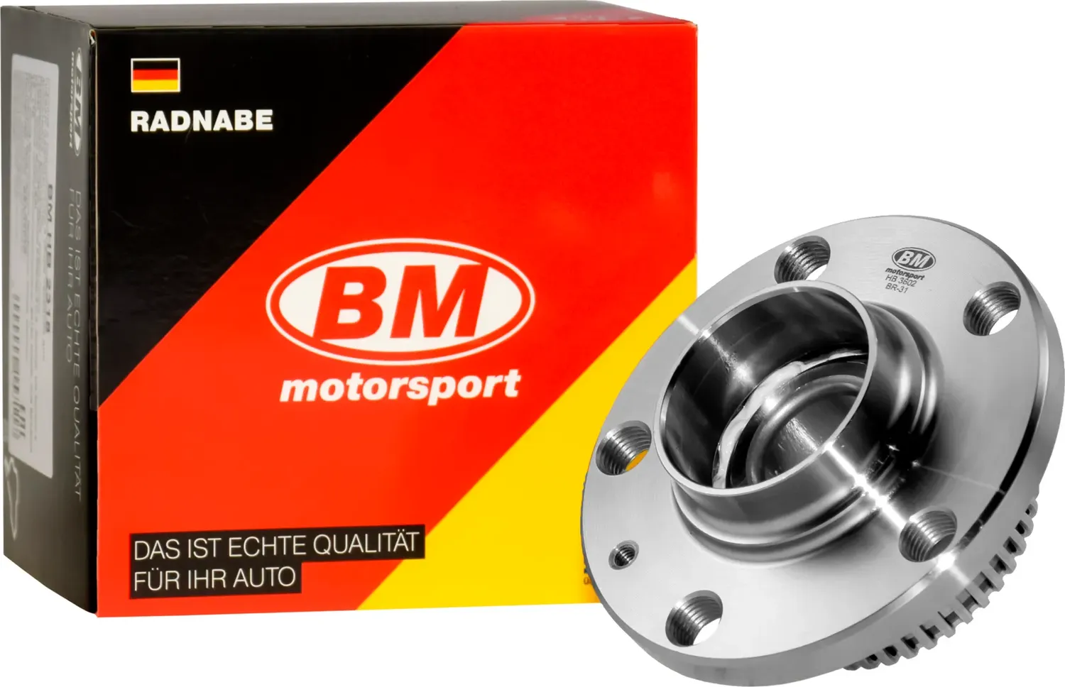 Ступица колеса VAG 80/ FABIA/ OCTAVIA/ POLO/ GOLF-3 зад. (BM) BM. Артикул HB3602