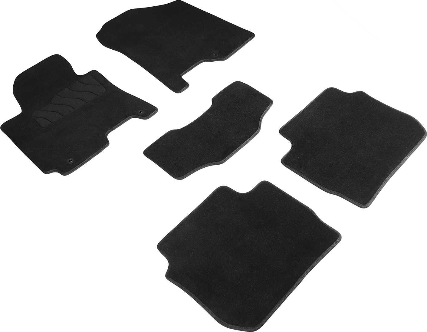 Коврики текстильные Seintex на нескользящей основе для салона Kia Cerato III 2013-2026. Артикул 85484