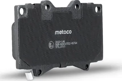 Колодки тормозные TOYOTA LAND CRUISER 98- перед. (Metaco). Артикул 3000146