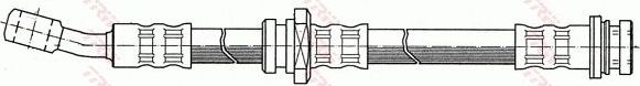 Тормозной шланг TRW. Артикул PHD170