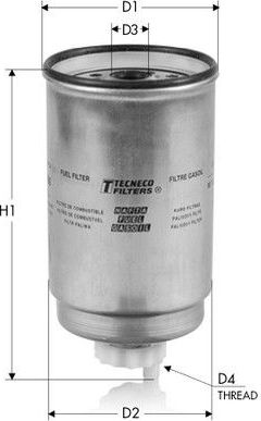 Топливный фильтр Tecneco Filters. Артикул GS0296