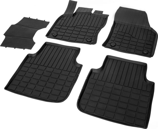 Коврики Rival для салона литьевые Skoda Kodiaq 2017-2026. Артикул 65105001