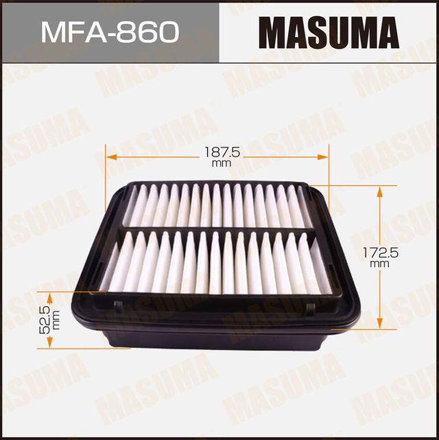 Воздушный фильтр Masuma. Артикул MFA-860