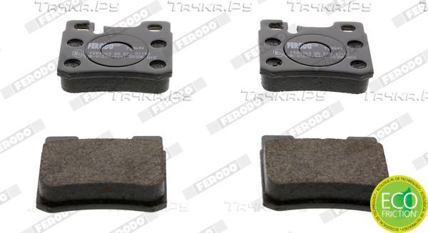 Тормозные колодки Ferodo Premier Eco Friction задние для Mercedes-Benz E-Класс II (W210, S210) 1995-1999. Артикул FDB644