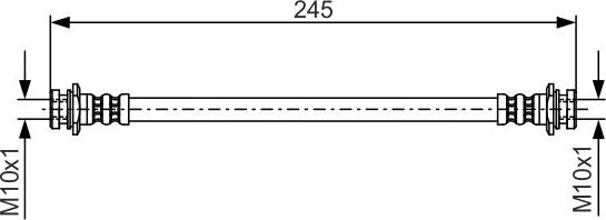 Тормозной шланг Bosch. Артикул 1 987 476 969