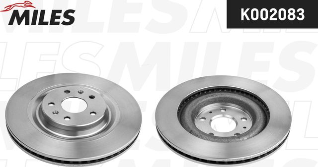 Диск тормозной CHERY TIGGO 5 14- передний вент. D 325мм. K002083 (Miles). Артикул K002083
