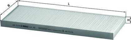 Салонный фильтр Mahle. Артикул LA 49