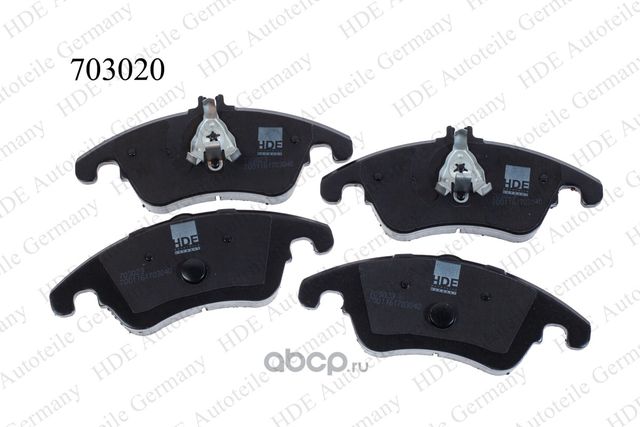 Колодки тормозные (HDE). Артикул 703020