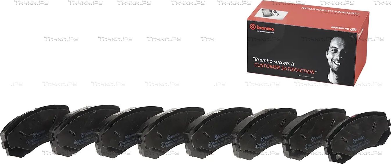 Тормозные колодки Brembo PRIME LINE передние/задние для Mitsubishi Canter VII (FB7, FB8, FE7, FE8) 2005-2010. Артикул P 54 043