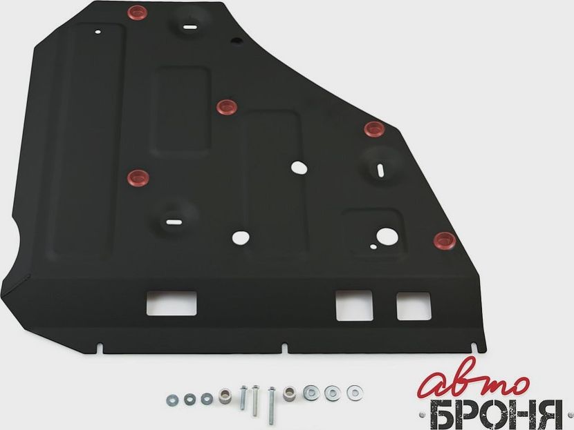 Защита АвтоБРОНЯ для передней кромки АКБ Voyah Free I поколение рестайлинг АКПП 4WD 2023-2026. Артикул 111.09310.1