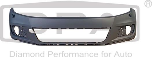Бампер DPA передний для Volkswagen Tiguan I 2007-2018. Артикул 88071867602
