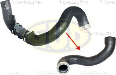 Патрубок интеркулера G.U.D. для Mercedes-Benz Sprinter 905 2001-2006. Артикул GTH033413