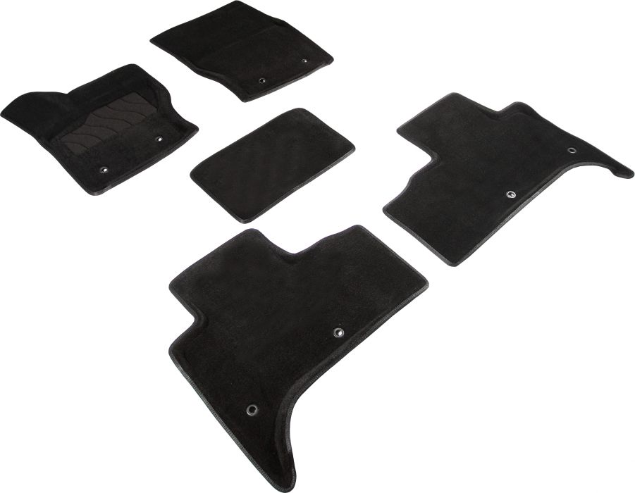 Комплект ковриков 3D Seintex для салона Land Rover Range Rover Sport II 2017-2021 ЧЕРНЫЕ. Артикул 93040