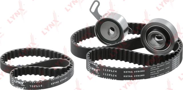 Ремень ГРМ с роликами (комплект) LYNXauto для Honda Accord V 1996-1998. Артикул PK-1285