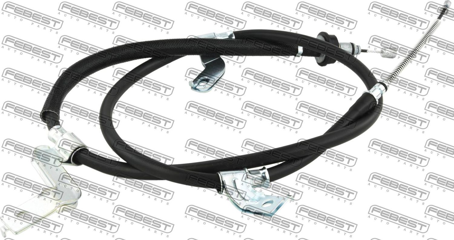 Трос ручника (тросик ручного тормоза) Febest. Артикул 12100-SBDRUMRH