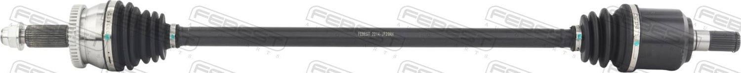 Полуось (привод в сборе, приводной вал) Febest. Артикул 2214-JF20RH