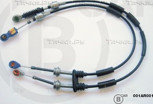 Трос переключения передач КПП B CAR для Alfa Romeo 147 I 2001-2010. Артикул 001AR001